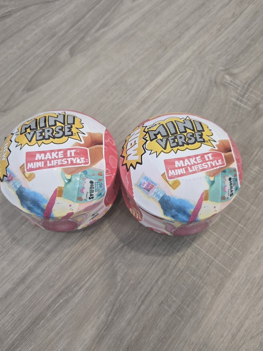 NWT MGA's Miniverse Make It Mini Lifestyle Series 2 Mystery Ball Capsule x2